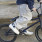 "work" linen cargo pants  -men's- <color: Natural>