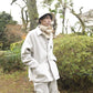 "work" linen jacket <color: Natural>